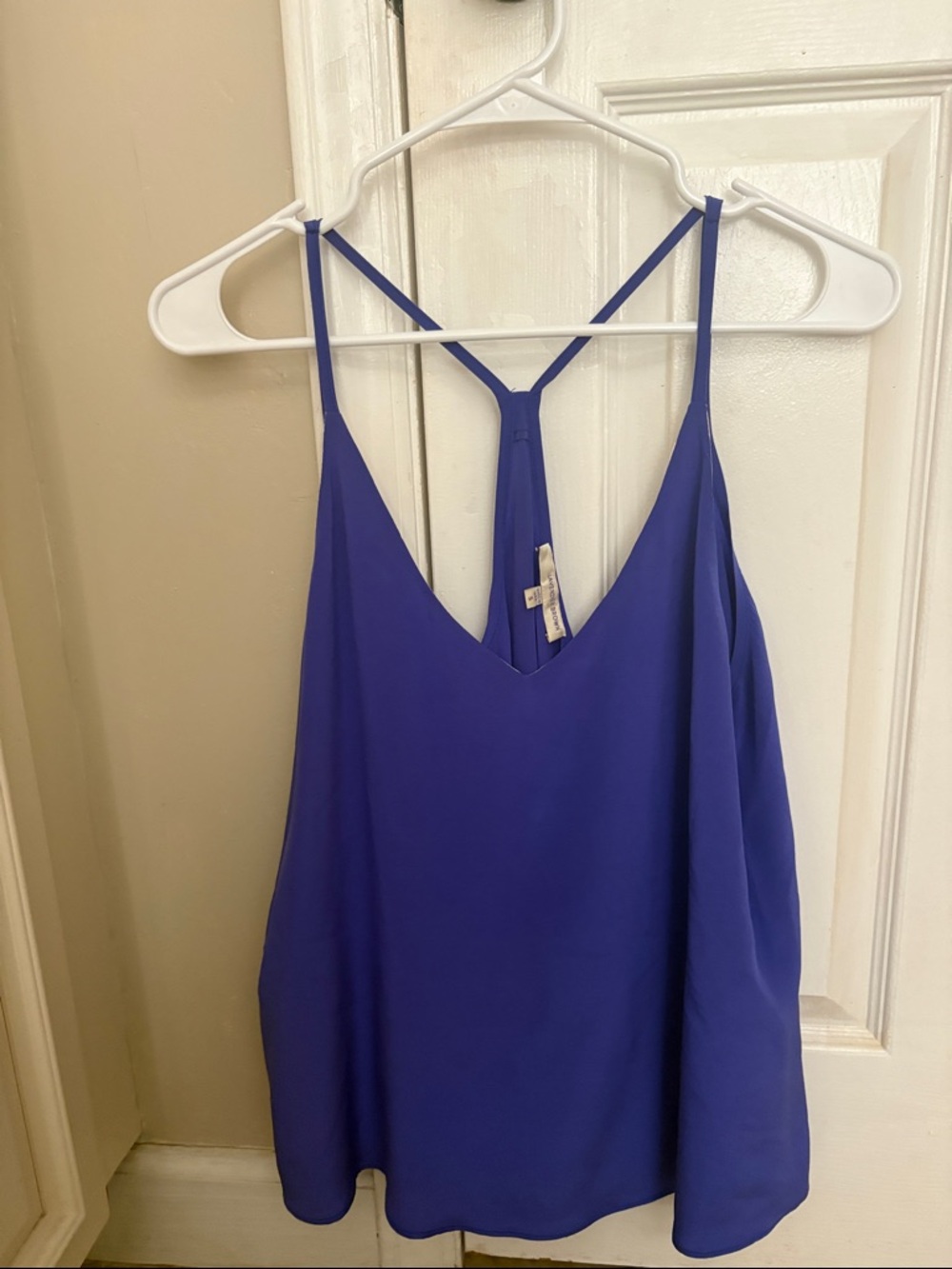 Lavender Brown Cobalt Blue V‑Neck Spaghetti Strap Camisole